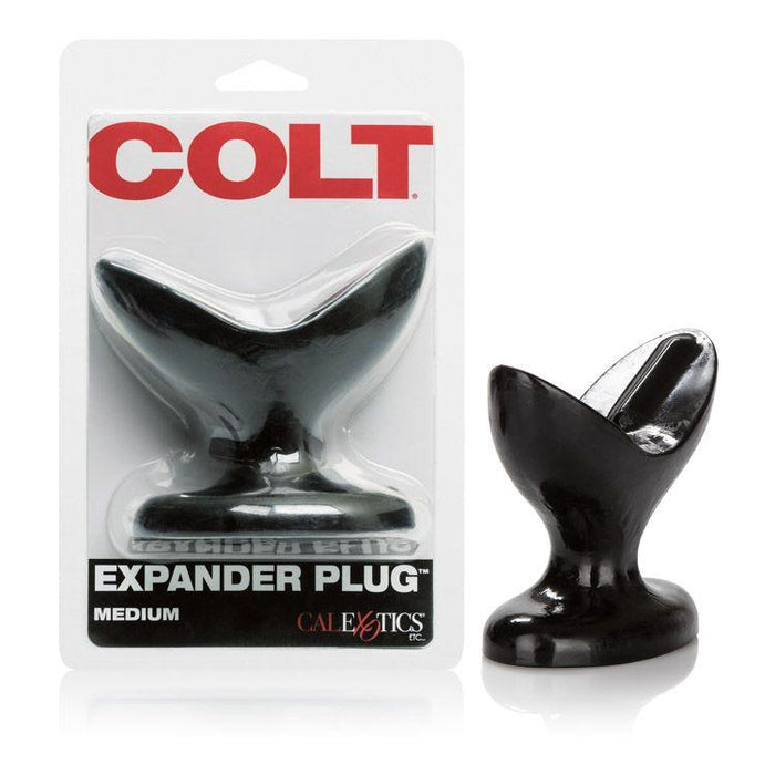 Empaque del plug colt dilatador con la escritura "Expander plug  medium""